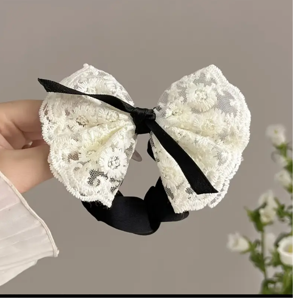 Lace Bow Hair Band